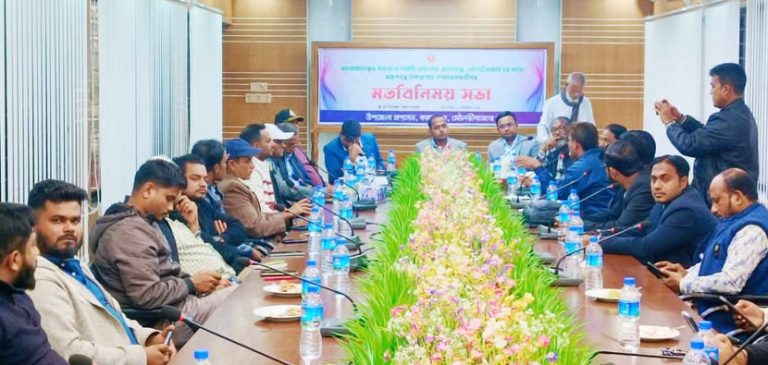 কমলগঞ্জে সাংবাদিকদের সাথে নবাগত ইউএনও’র মতবিনিমিয়