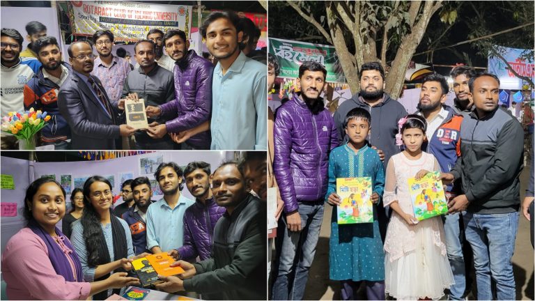 শিক্ষক-শিক্ষার্থী ও শিশুদেরকে বই উপহার দিলেন ইবি ছাত্রদল নেতা পারভেজ