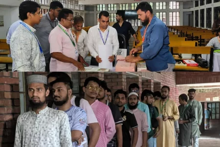 জাকসু : প্রথম ২ ঘণ্টায় ভোটার উপস্থিতি কম