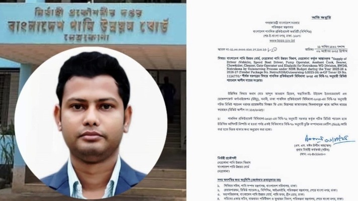 নেত্রকোনায় অনিয়ম ও দুর্নীতির আশ্রয়ে পছন্দের প্রতিষ্ঠানকে কাজ, চুক্তি সম্পাদনে সাময়িক স্থগিতাদেশ