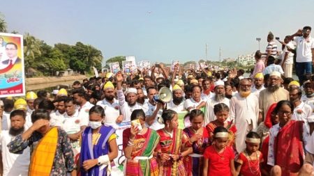 যুবদলের প্রতিষ্ঠাবার্ষিকীতে কলমাকান্দায় বর্ণাঢ্য শোভাযাত্রা ও নানা আয়োজন