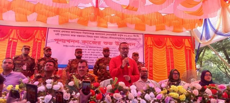 যশোরের ভবদহ এলাকার পাঁচটি নদী পুনঃখননের কাজ শুরু