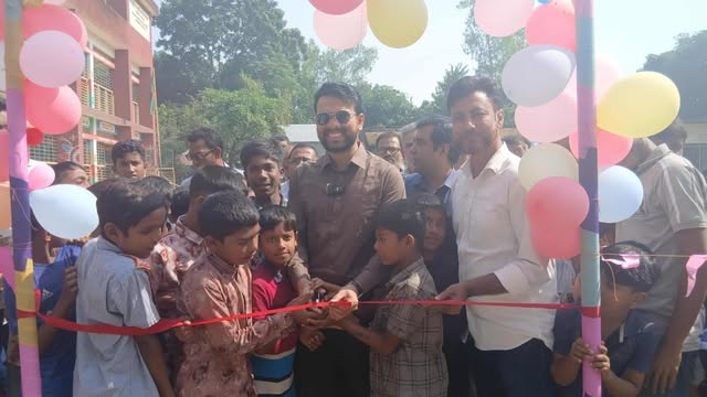 নাগরপুরে প্রাথমিক বিদ্যালয়ে প্লে গ্রাউন্ড উদ্বোধন