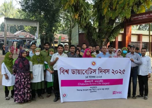 ঈশ্বরগঞ্জে নানা আয়োজনে বিশ্ব ডায়াবেটিস দিবস পালিত ইনসুলিন ও বিশেষজ্ঞ চিকিৎসক সংকট নিরসনের আহ্বান