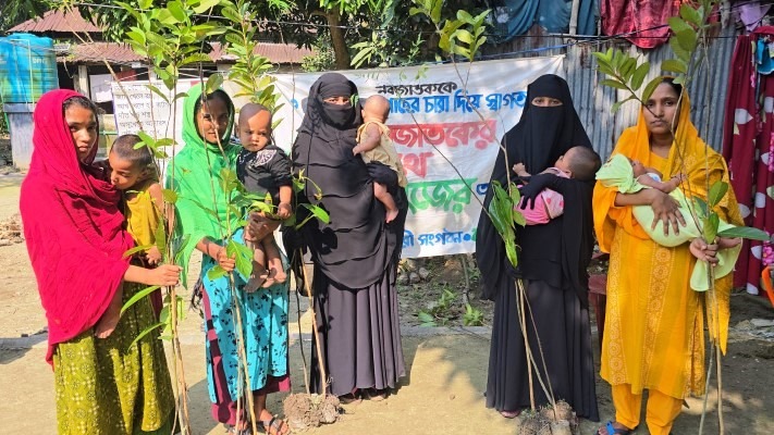 নেত্রকোনায় সাত শিশুর জিরো কার্বন যাত্রা শুরু