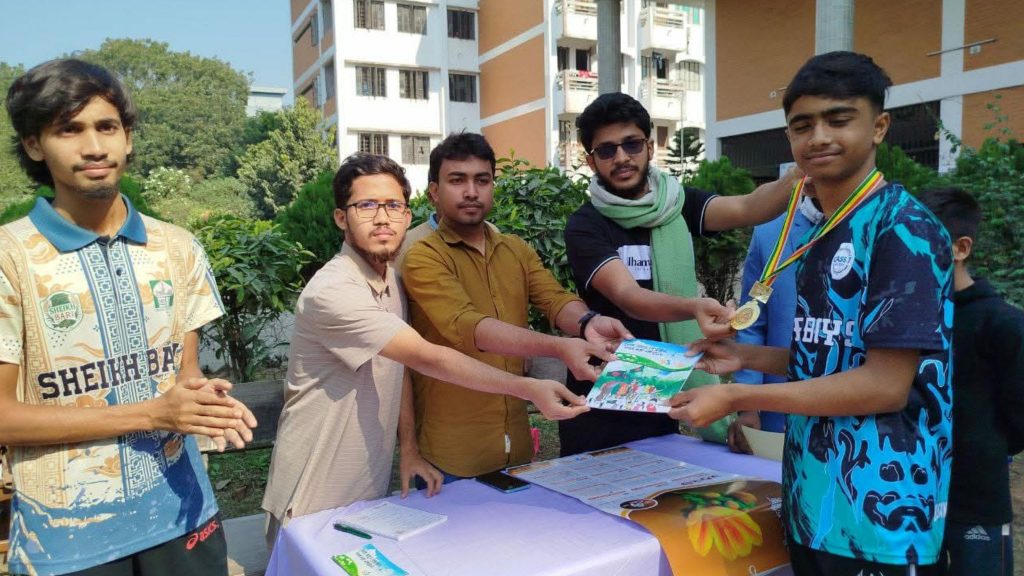 বিজয় দিবস উপলক্ষে ইবিতে ফুলকুঁড়ি আসর তারার মেলা শাখার ব্যাডমিন্টন টুর্নামেন্ট