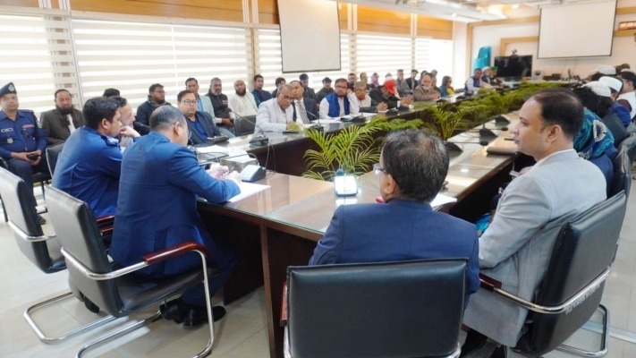 নেত্রকোনায় প্রতীক বরাদ্দ ও পোলিং এজেন্ট নিয়ে মতবিনিময় সভা