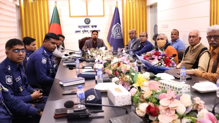 সাম্প্রদায়িক সম্প্রীতি ও নিরাপত্তা রক্ষায় নেত্রকোনা পুলিশের বিশেষ উদ্যোগ