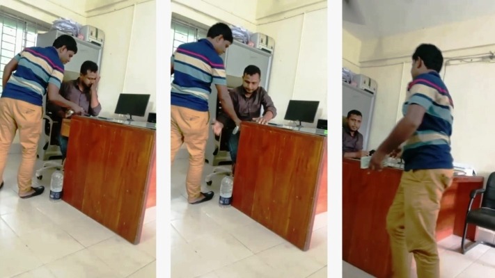 নেত্রকোনায় ঘুষের টাকা নিয়ে দর কষাকষি: এলজিইডি প্রকৌশলীর ভিডিও ভাইরাল