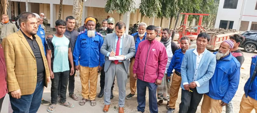 উর্বর কৃষি জমির মাটি উত্তোলনের অভিযোগে ৫০ হাজার টাকা জরিমানা