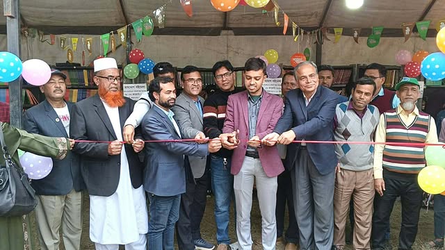 সরিষাবাড়ীতে তিন দিনব্যাপী ভ্রাম্যমান বইমেলা উদ্বোধন