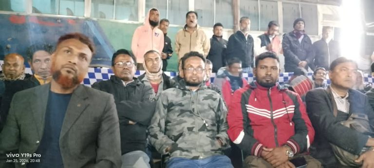 গাইবান্ধা জেলা বাস মিনিবাস কোস মাইক্রোবাস শ্রমিক ইউনিয়নের আয়োজনে নির্বাচনী জনসভা অনুষ্ঠিত।