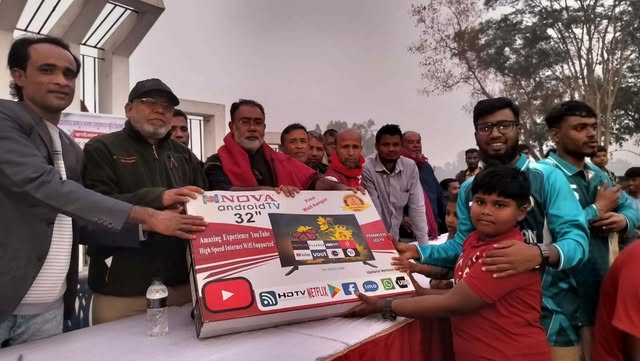 বিএনপির সাবেক মহাসচিব সালাম তালুকদার স্মৃতি ক্রিকেট টুর্নামেন্টর খেলা অনুষ্ঠিত