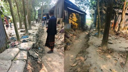 মদনে মুক্তিযোদ্ধা পরিবারের বসতবাড়িতে হামলা, থানায় অভিযোগ