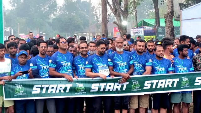 কমলগঞ্জের শমশেরনগরে অনুষ্ঠিত হলো ‘ট্রি ট্রায়েল ২৫কে ও ১০কে’ ম্যারাথন