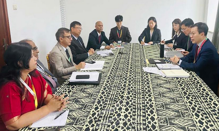 বাংলাদেশ ও দক্ষিণ কোরিয়ার মধ্যে দ্বিপাক্ষিক বৈঠক