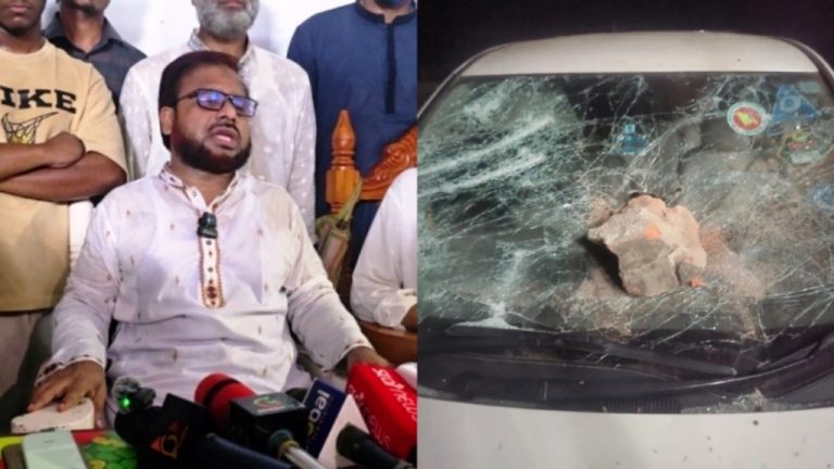 নেত্রকোনা-৫ আসনের এমপি’র ওপর হামলা ও গাড়ি ভাঙচুরের ঘটনায় সংবাদ সম্মেলন