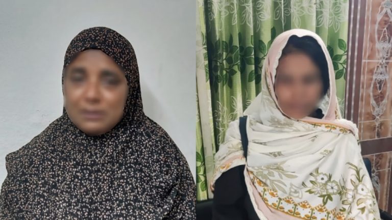 পূর্বধলায় পুলিশের অভিযানে ভারতীয় কম্বলসহ ২ নারী আটক