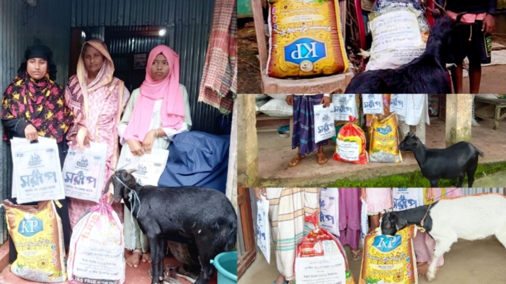 কলমাকান্দায় শহীদ পরিবারগুলোর পাশে ডেপুটি স্পিকার কায়সার কামাল