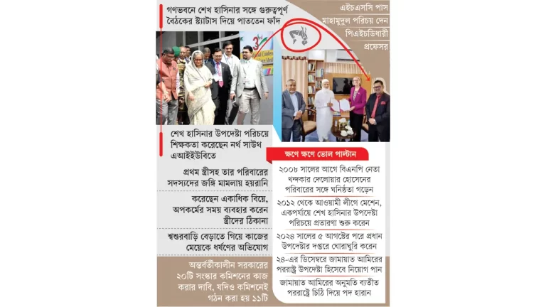 জামায়াত আমিরের জালিয়াত উপদেষ্টা