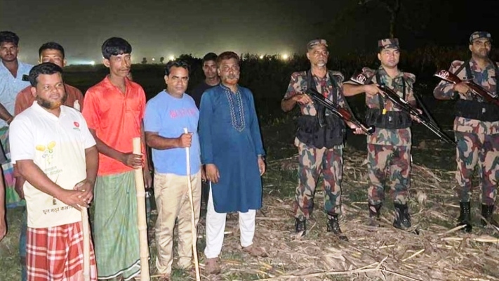 জামালপুর সীমান্তে বিএসএফের পুশইন চেষ্টা, রুখে দিল বিজিবি ও জনতা