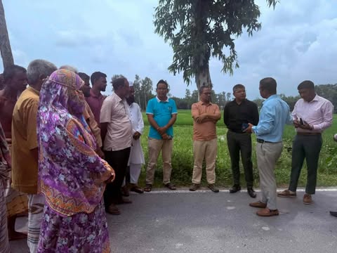 ডিমলায় কৃষি মন্ত্রণালয়ের উপ সচিবের পরিদর্শন