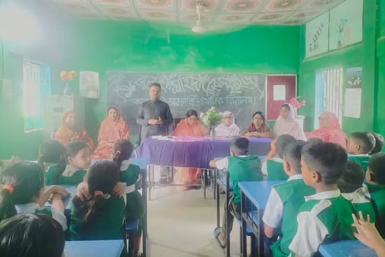বড়ঘাট (১) সরকারী প্রাথমিক বিদ্যালয়ে জুলাই শহিদ দিবস উপলক্ষে আলোচনা সভা
