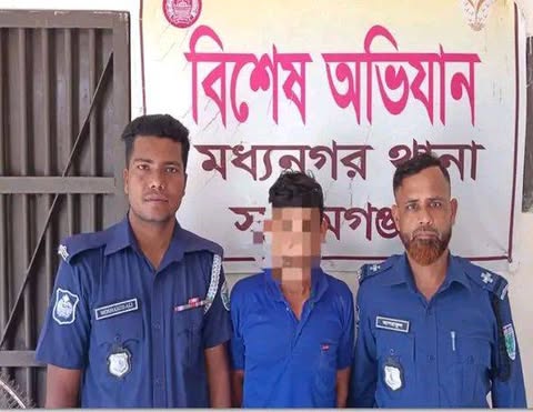 মধ্যনগরে পাঁচ বছরের শিশুকে ধর্ষণের অভিযোগে এক উপজাতী গ্রেপ্তার