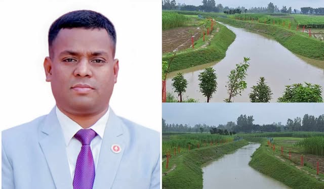 পীরগঞ্জে খাল খনন শেষে সাড়ে ১২ লাখ টাকা সরকারি কোষাগারে ফেরত দিলেন ইউএনও