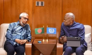 আইএলও মহাপরিচালকের সাথে শ্রম ও কর্মসংস্থান মন্ত্রীর বৈঠক