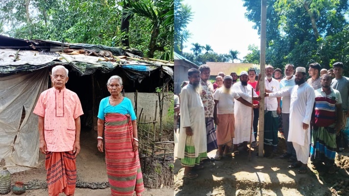 সেই কিরণ হাজংয়ের নতুন ঘরের নির্মাণকাজ শুরু, মিলল বয়স্ক ভাতাও