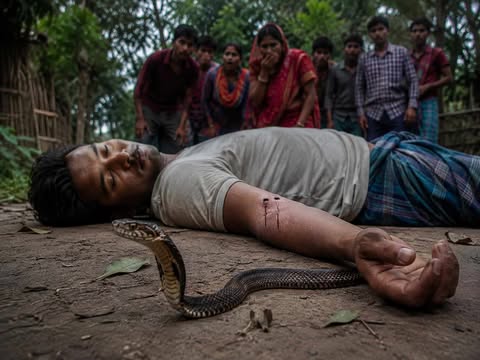 মধ্যনগরে বিষধর সাপের কামড়ে বৃদ্ধার মৃত্যু