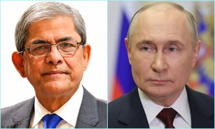 রাষ্ট্রপতি মির্জা ফখরুলকে অভিনন্দন জানিয়েছেন রাশিয়ার প্রেসিডেন্ট পুতিন