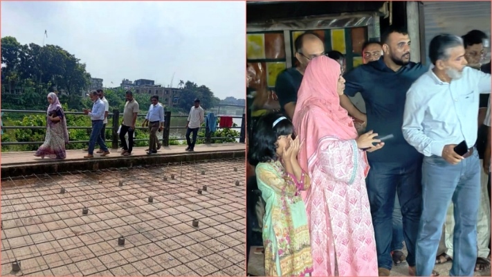 ‘নারী নয়, কর্মকর্তা হিসেবে এসেছি’: গভীর রাতে নির্মাণকাজ তদারকিতে এডিসি লিজা