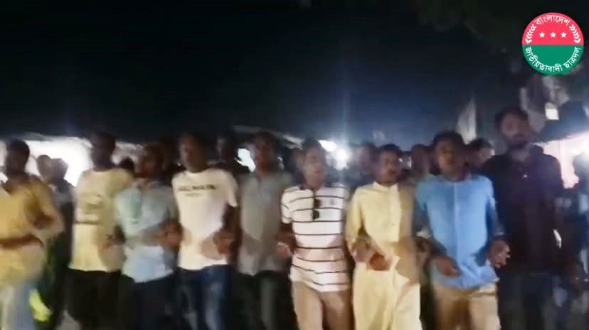 আওয়ামী লীগের ‘নাশকতার’ প্রতিবাদে কেন্দুয়ায় বিএনপির বিক্ষোভ