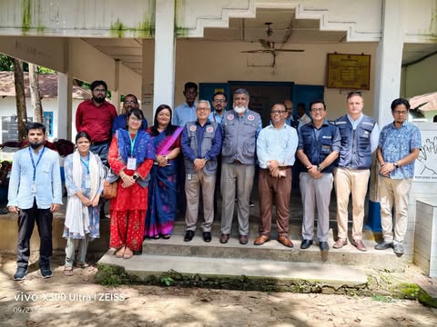 শ্রীমঙ্গলে কুষ্ঠসেবা পরিদর্শনে আন্তর্জাতিক প্রতিনিধি দল