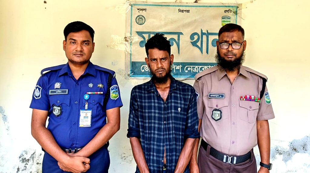 মদনে পুলিশের মাদকবিরোধী অভিযানে ইয়াবাসহ যুবক আটক