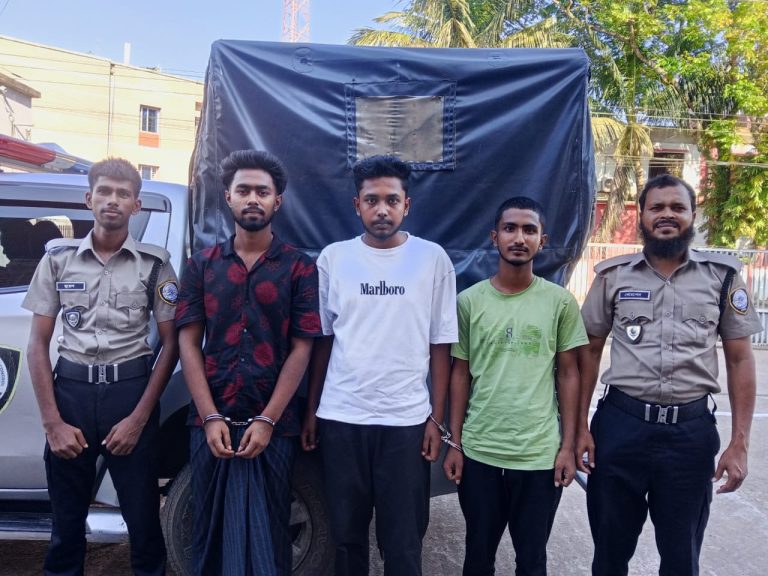 মোহনগঞ্জে মাদক সেবনের দায়ে তিন যুবকের জেল ও জরিমানা