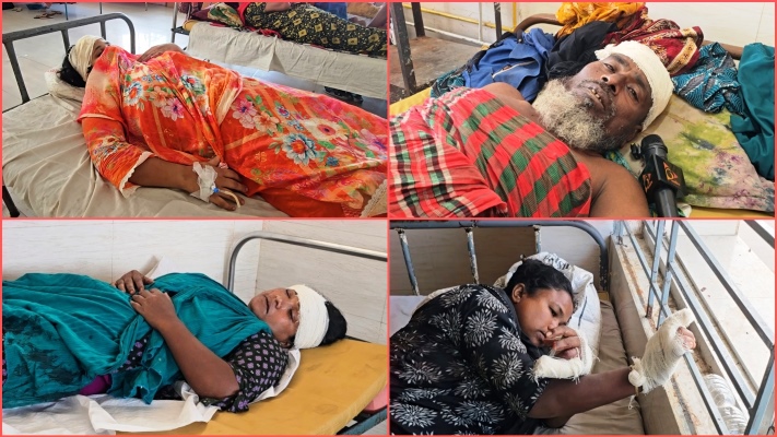 নেত্রকোনায় পৈতৃক জমির বিরোধে সশস্ত্র হামলায় নারী ও বৃদ্ধসহ আহত ৮