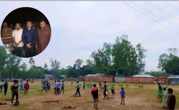 ডিমলার গাছবাড়ি খেলার মাঠ দখলেরচেষ্টা, ইউএনও এর অভিযানে মাঠটি দখলমুক্ত