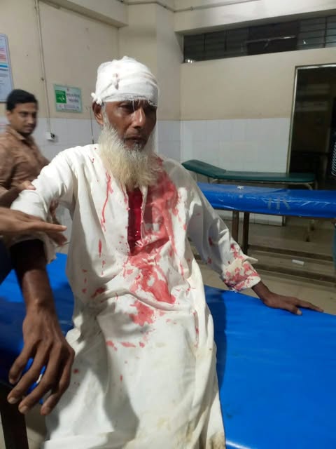 তালতলীতে জমি নিয়ে বিরোধ, প্রতিপক্ষের হামলায় বৃদ্ধসহ গুরুতর আহত ৩